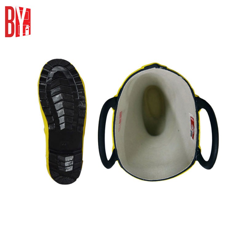  Fire Fighting Rubber Boots Fire Resistant Safety Boots