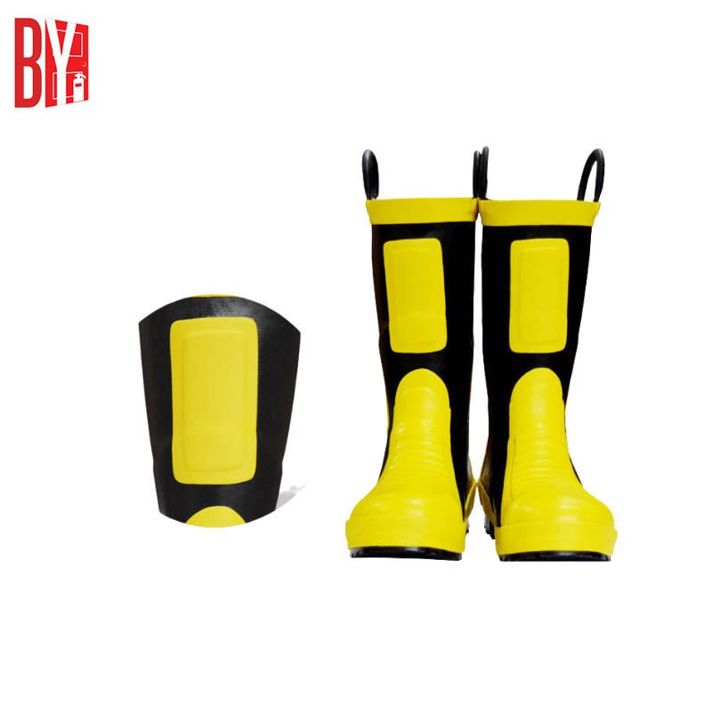  Fire Fighting Rubber Boots Fire Resistant Safety Boots