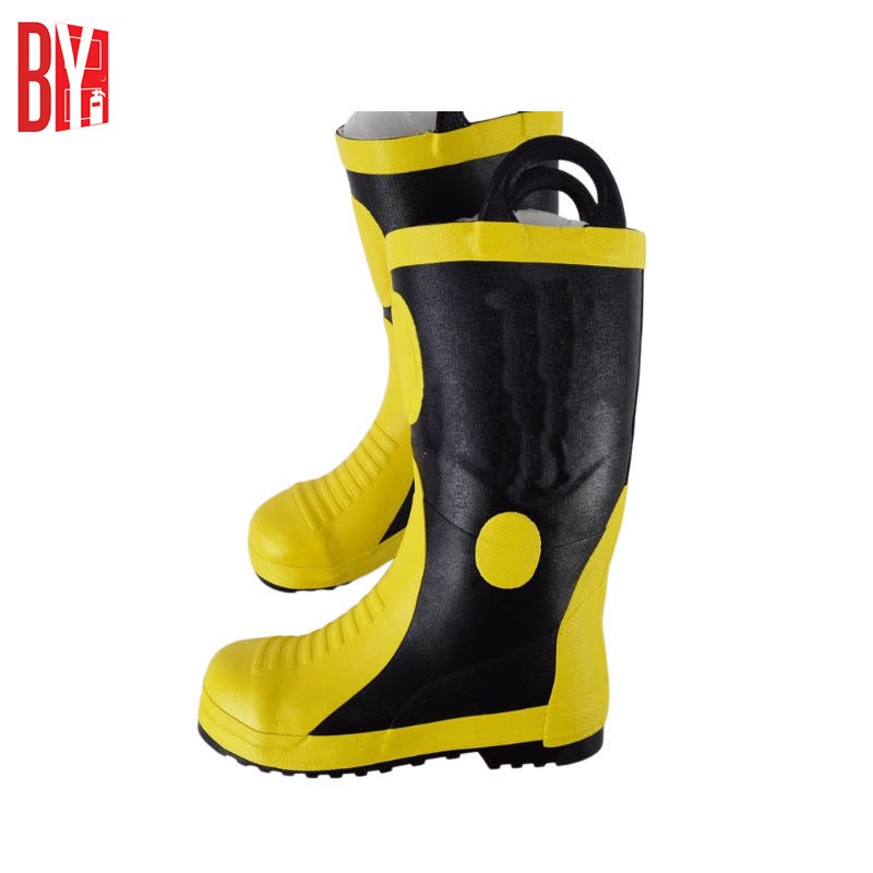 Fire Fighting Rubber Boots Fire Resistant Safety Boots
