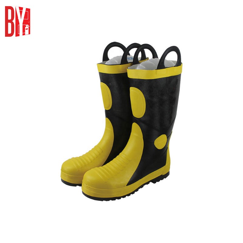  Fire Fighting Rubber Boots Fire Resistant Safety Boots