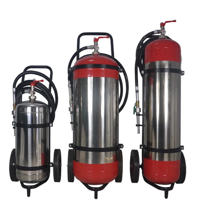 Portable stainless steel 50L 75L 100L  Water Mist Foam Fire Extinguisher
