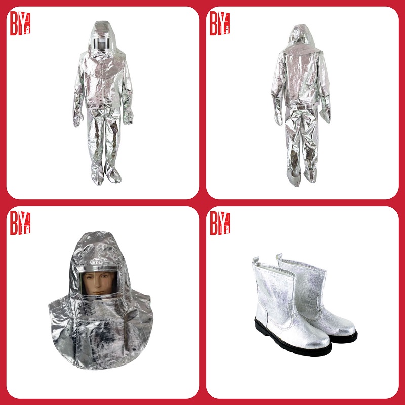 Aluminum Heat Resistant Suit for Fire Fighter(图1)