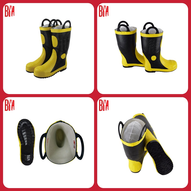  Fire Fighting Rubber Boots Fire Resistant Safety Boots(图1)