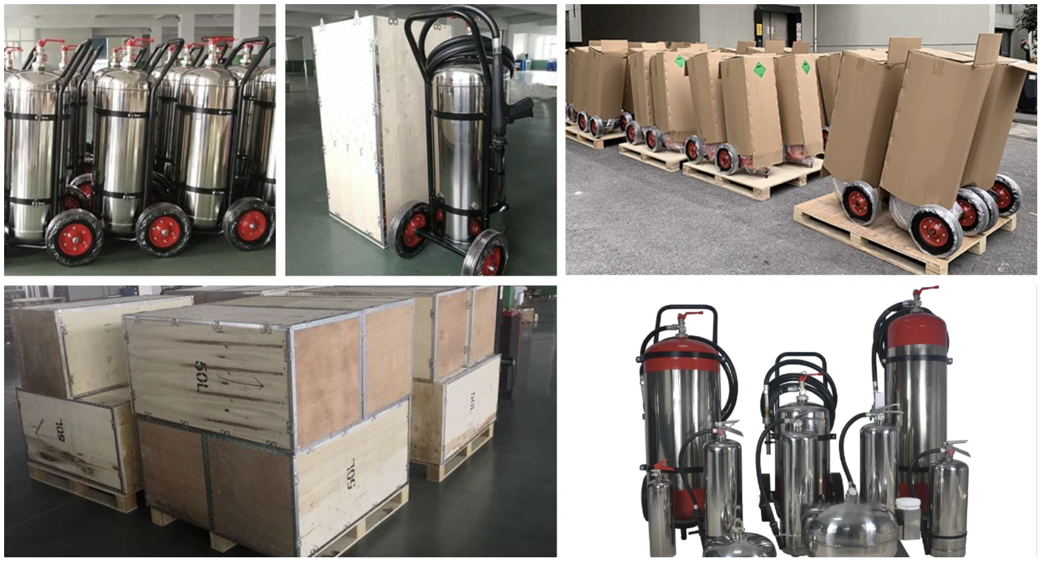 Portable stainless steel 50L 75L 100L  Water Mist Foam Fire Extinguisher(图1)